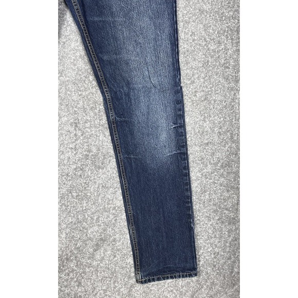 Aeropostale Rivington Skinny Jeans Mens Size 32x32 Distressed Blue Denim Pockets - Picture 7 of 13
